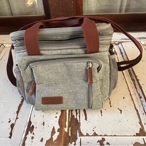 MIYCOO Lunch Bag & Lunch Box for Women Men, Double Deck Leakproof Insulated Bag